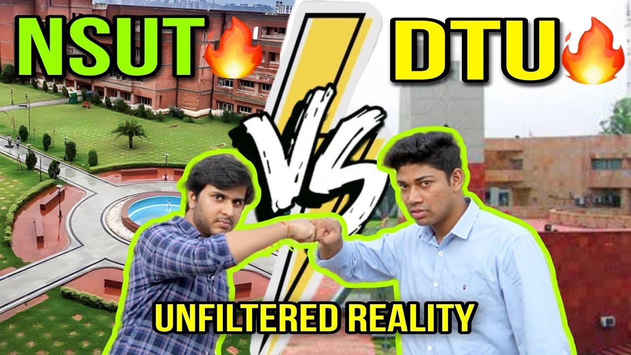 DTU vs NSUT campus 2023 | NSUT Campus tour | unfiltered reality of NSUT | JacDelhi2023 |