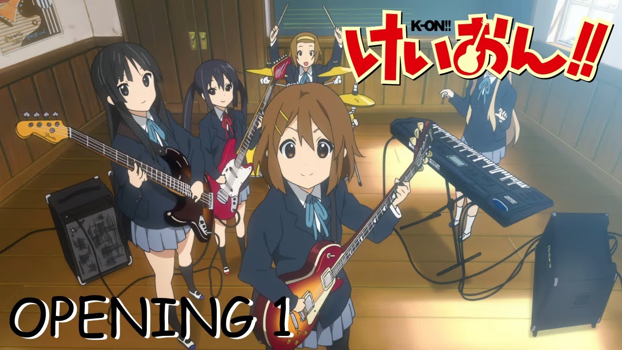 K-ON! Opening 1 - SHINE! GIRLS | Creditless | 4K | English / Romaji Subtitles