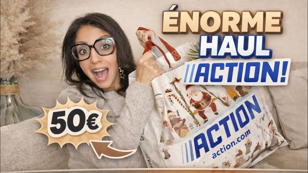 2025//Énorme haul Action à petit prix 💸 50€ seulement 