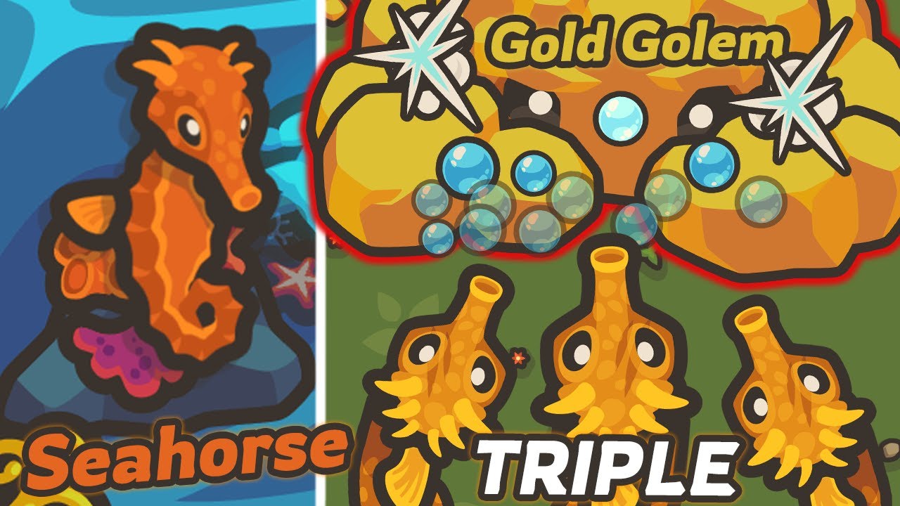 Taming.io How Many Triple Seahorse To Kill Golden Golem