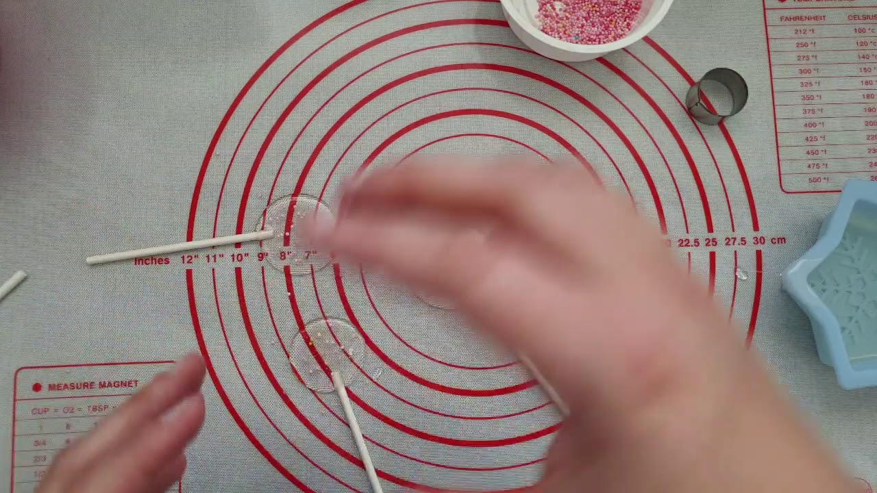 Chupas em isomalt