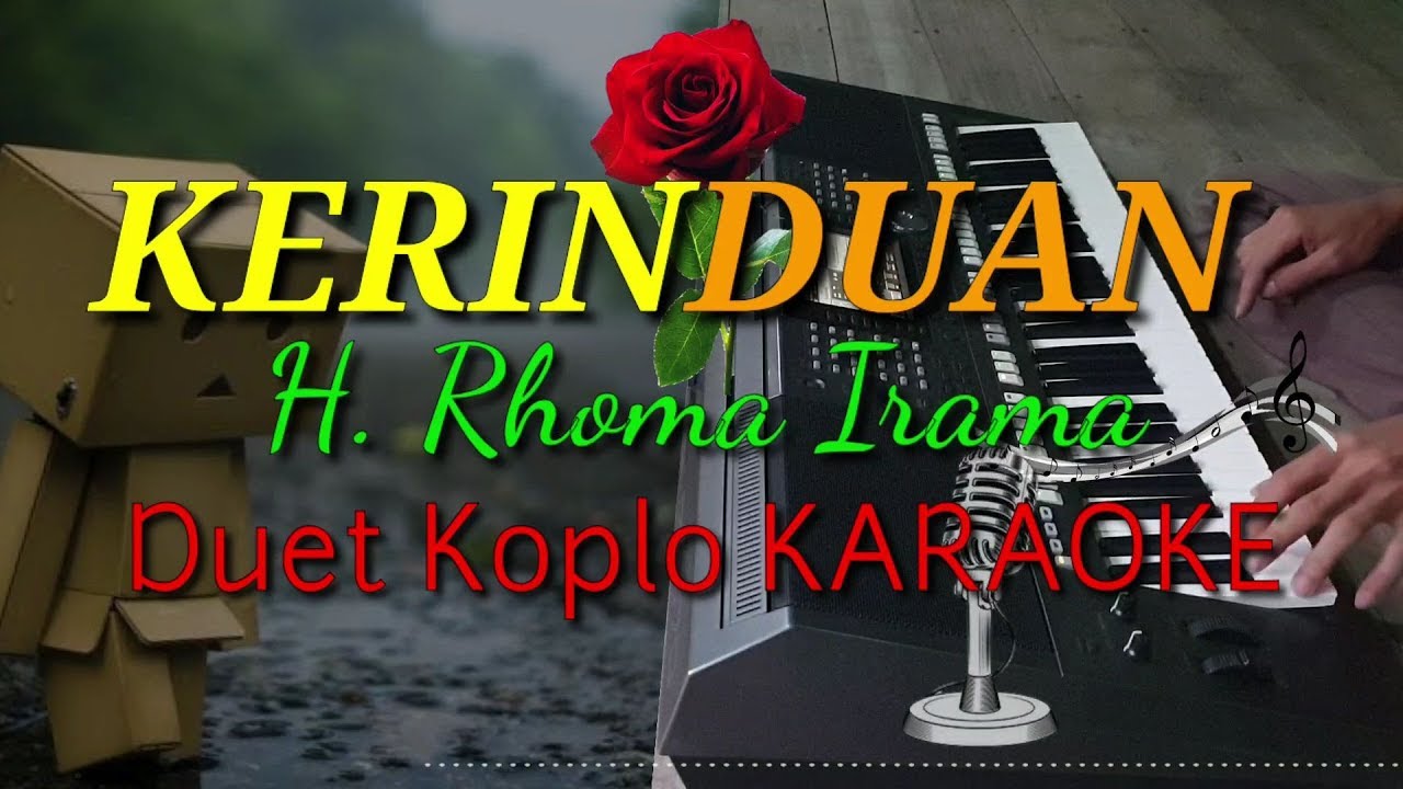 KERINDUAN - H. Rhoma Irama feat Rita Sugiarto Duet Koplo KARAOKE Dangdut Time Cover YAMAHA PSR S970
