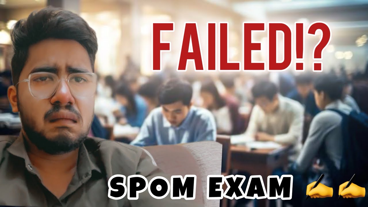 My SPOM exam vlog✨✨|| Pass or fail || Spom Set A exam || ICAI #ca #vlog #spom