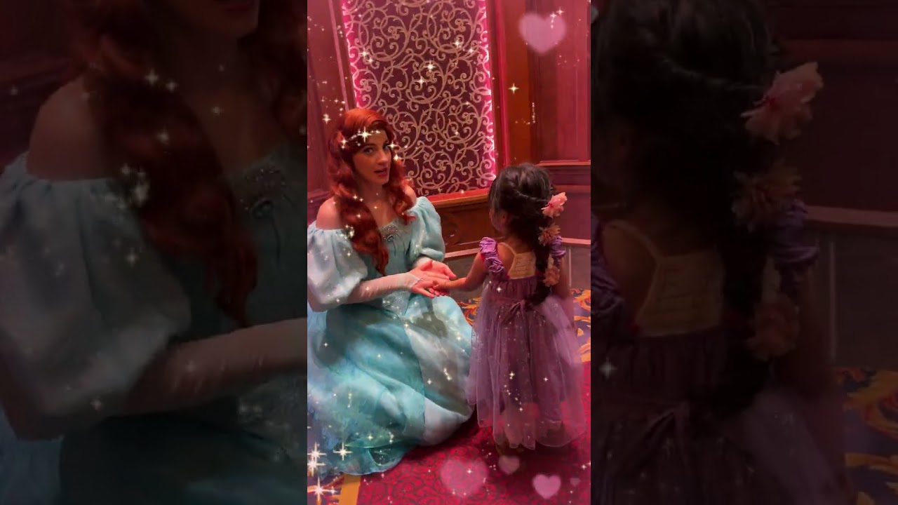 Meet and Greet with Disney Princess at DisneyLand❤️❤️❤️