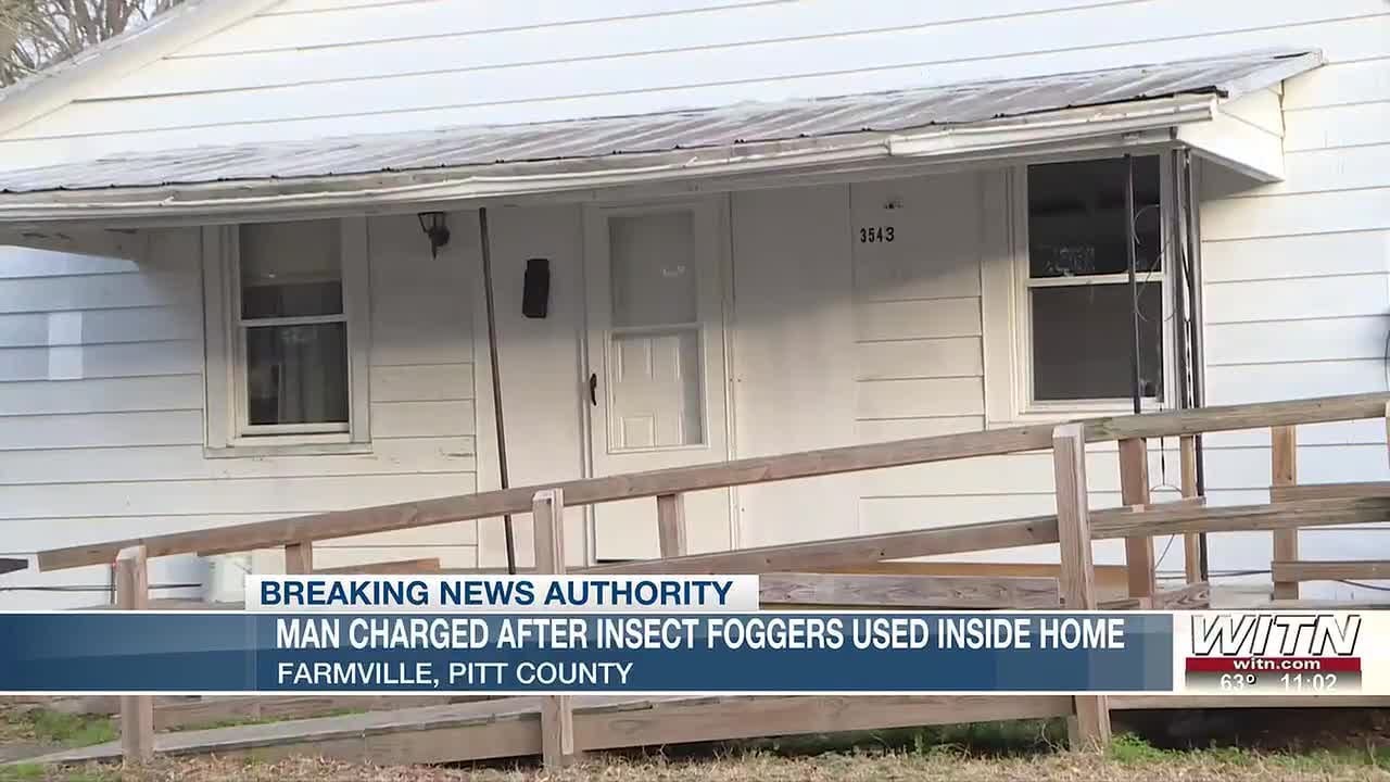 Farmville man charged after police say he used insect foggers inside home, tenant, coworker defen...