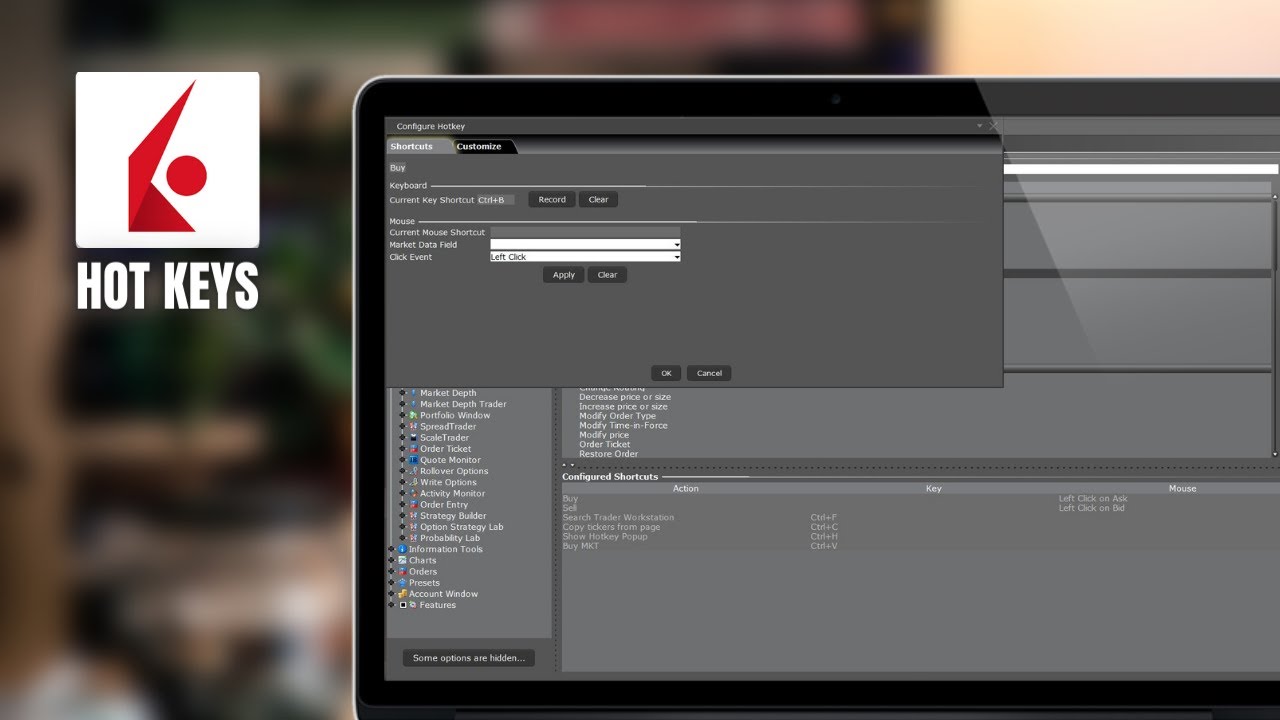 Hot Keys Setup Interactive Brokers | Trader Workstation