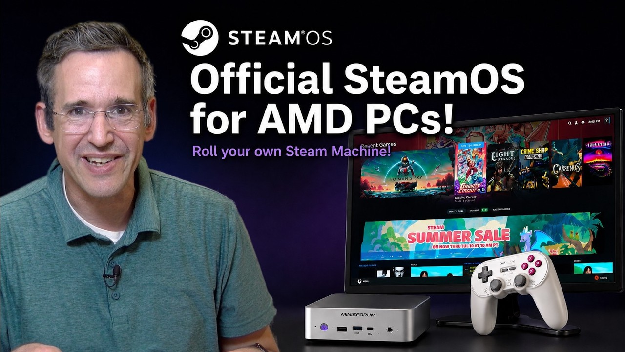 Valve's New 5 Minute One-Click SteamOS Install !
