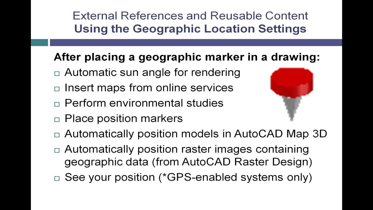 Using the Geographic Location Settings