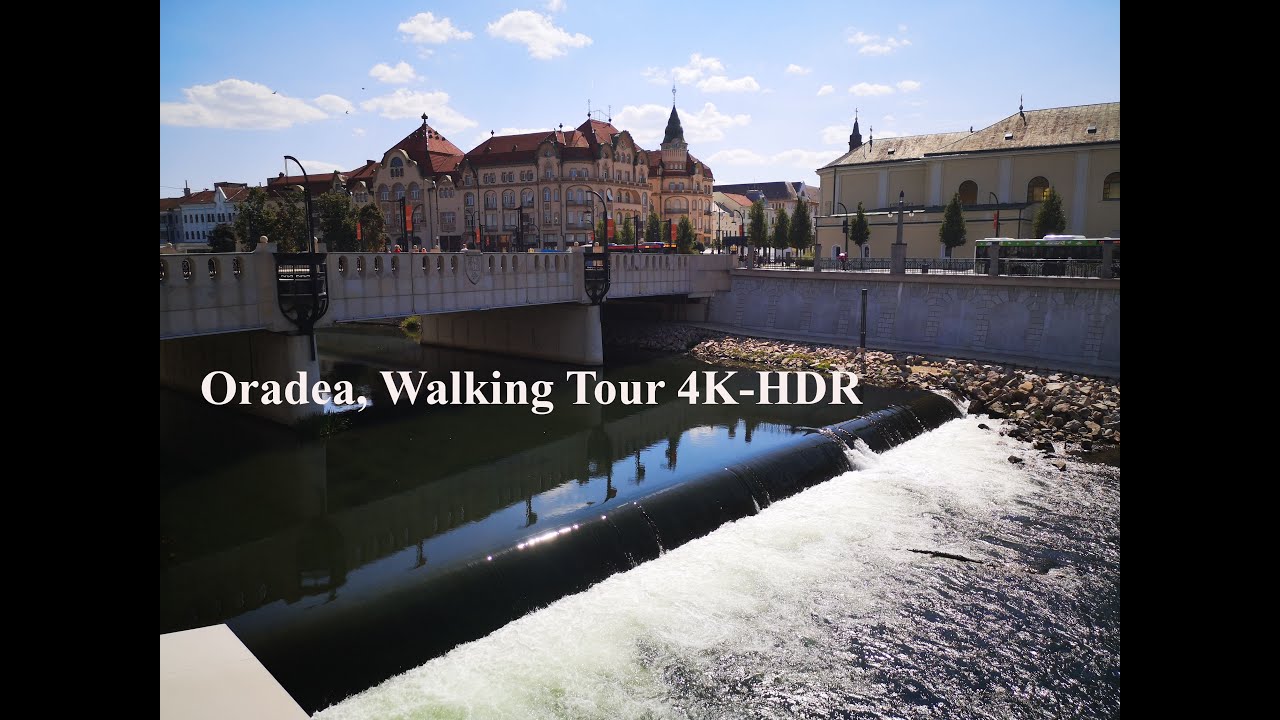 Oradea, Romania 4K - HDR  Walking Tour