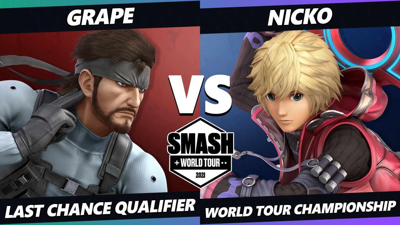 SWT Championship LCQ - Grape (Snake) Vs. Nicko (Shulk) SSBU Ultimate Tournament