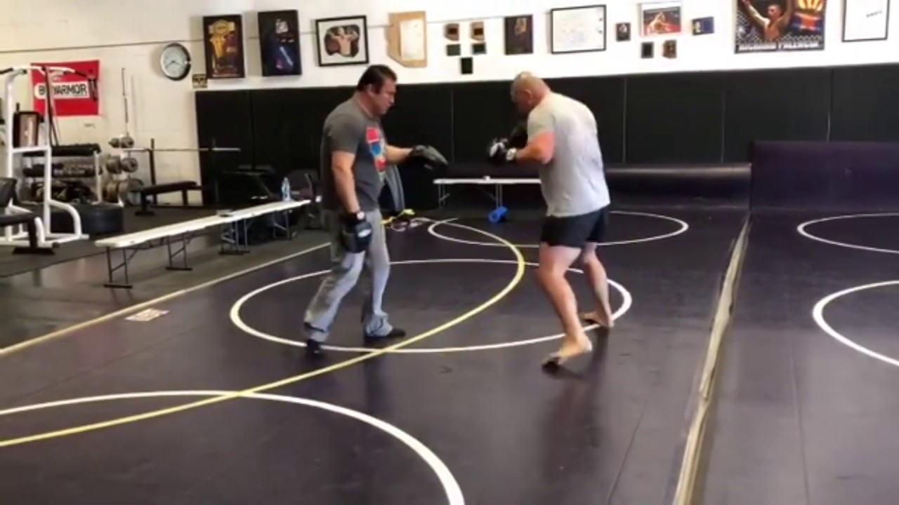 Cain Velasquez training