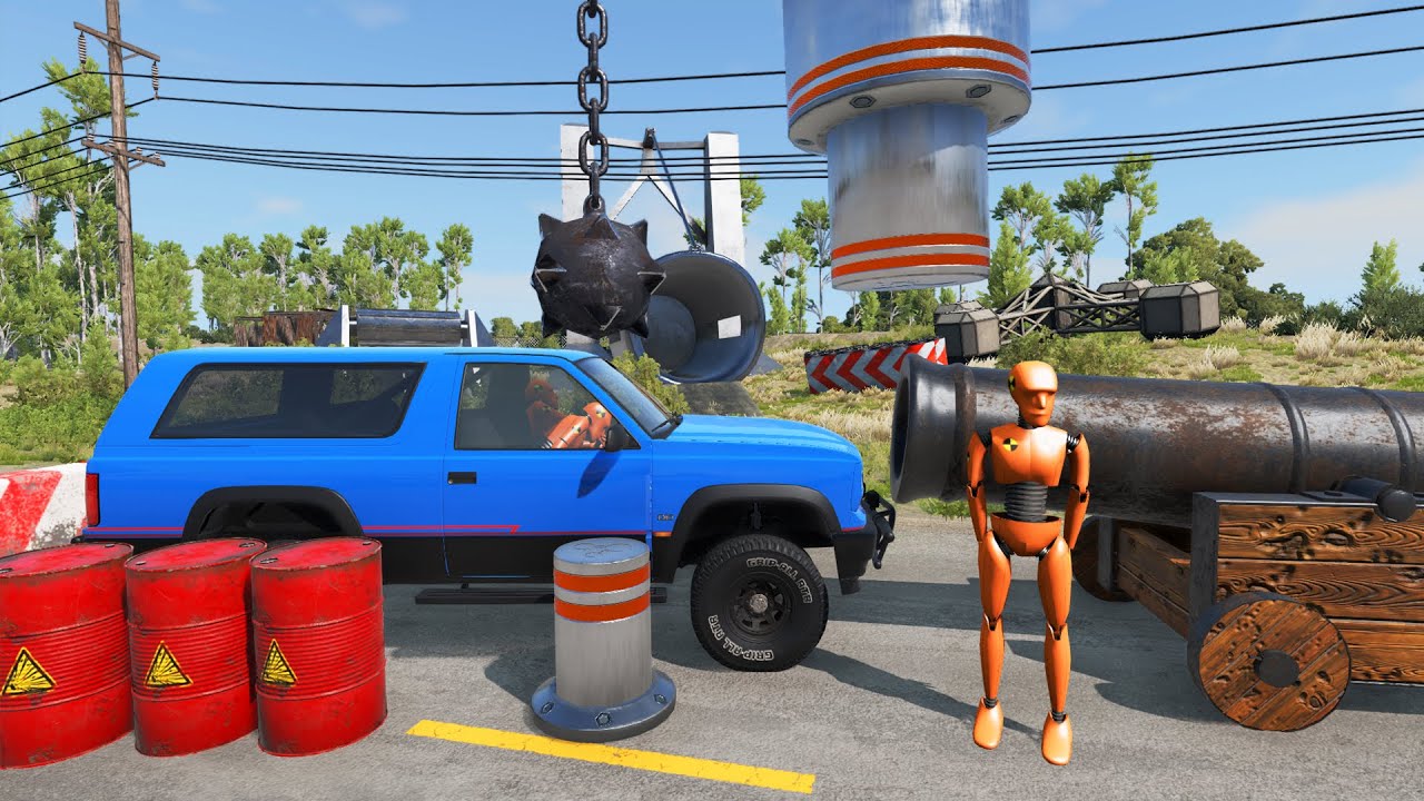 Car vs Different Objects | BIG Crash Test | BeamNG Drive