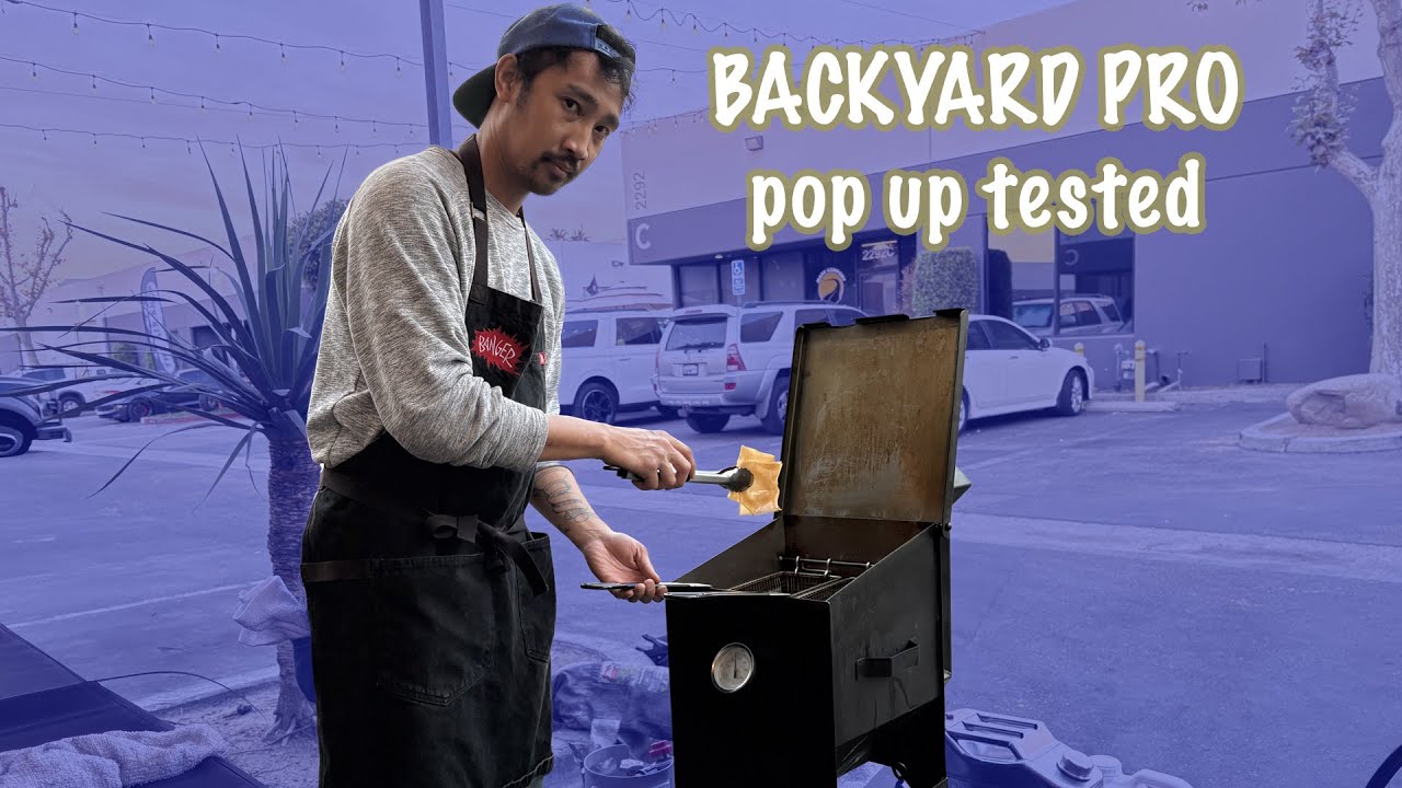 UNBOXING & Real Pop-Up Experience: Backyard Pro Deep Fryer