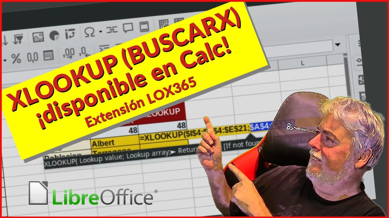 C2 2 15 Extensión LOX365 y función XLOOKUP (BUSCARX)