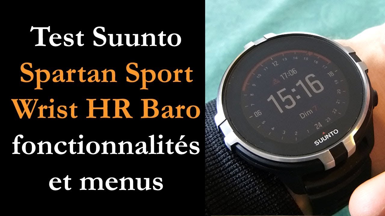 Test Suunto Spartan Sport Wrist HR Baro