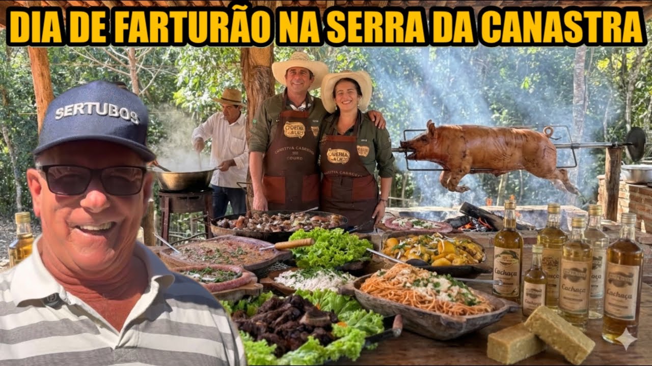 UM PORCO E 2 LEITOAS PRA FESTA NAS MONTANHAS DA CANASTRA 