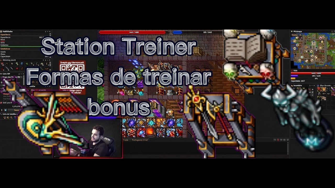 Guia Completo como Treinar e Usar as Stations/Stand! Medivia Online