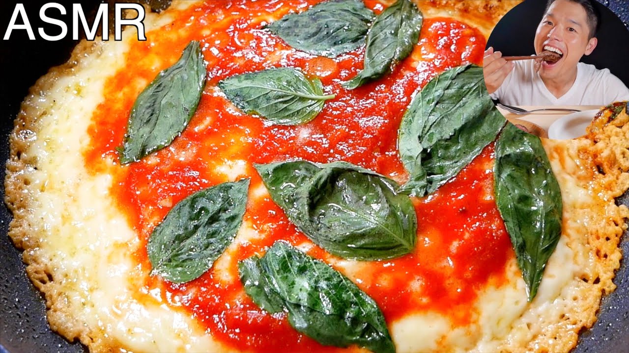 【ASMR】 Ultimate Cheese Pizza 【COOKING】KETO