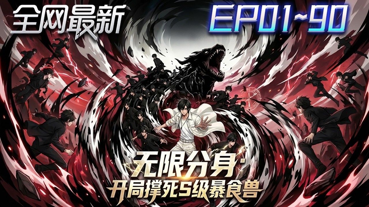 ⚡【首播漫剧】《无限分身开局撑死S级暴食兽》💥第1~90集：一睜眼穿越萬族世界，一群「自己」喊我本體，還把異獸撐死了？ #修仙 #ai漫剧 #動畫 #繫統 #末世 #小欣说文