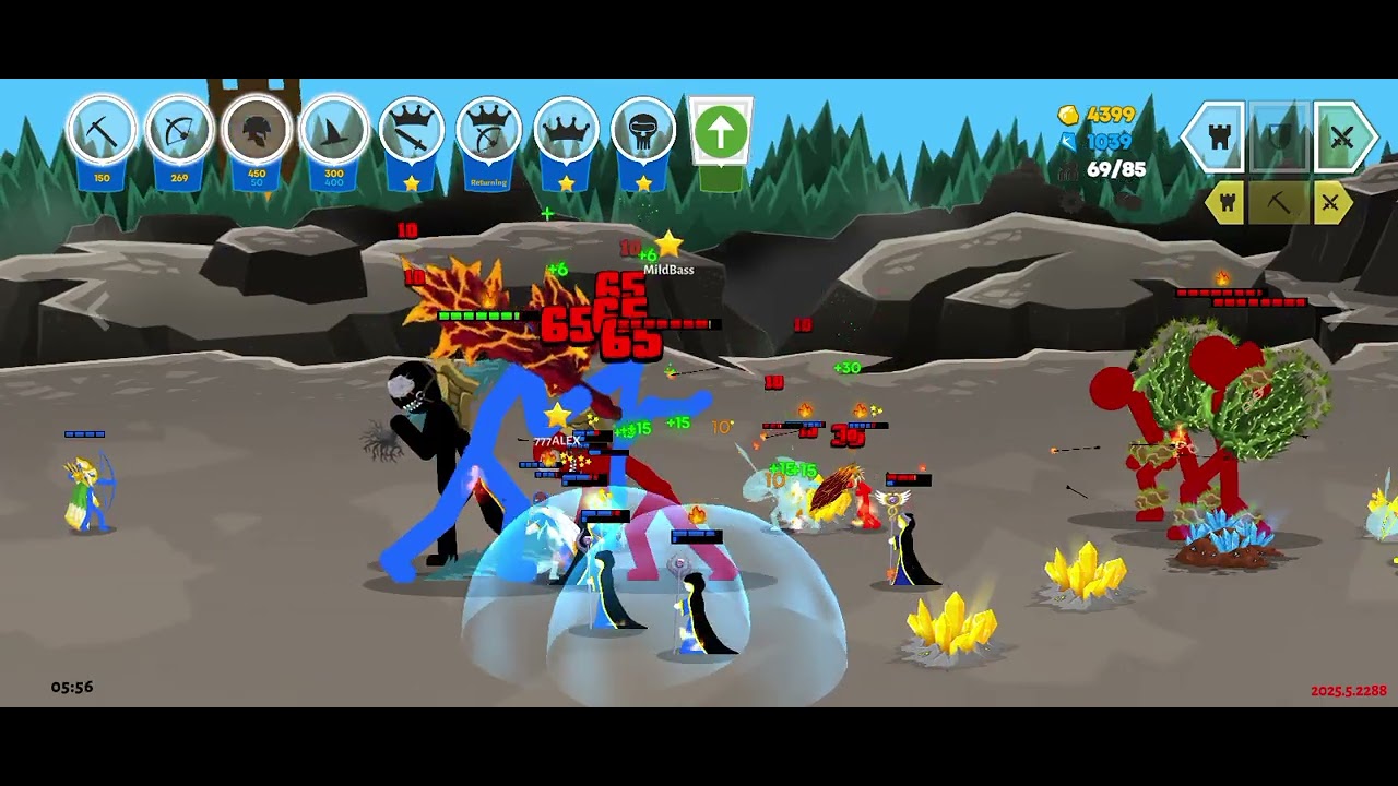 Stick war Saga Blue teams 