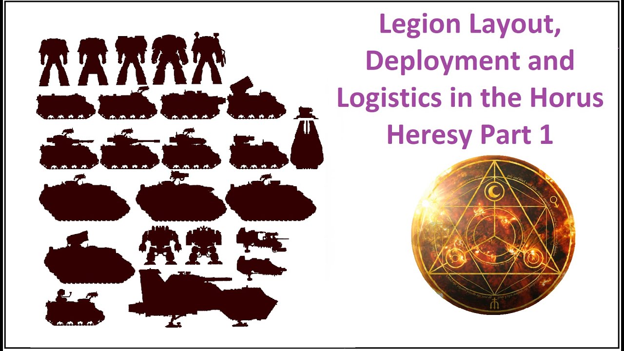 Legion Layout, Deployment and Logistics in the Horus Heresy - Part 1