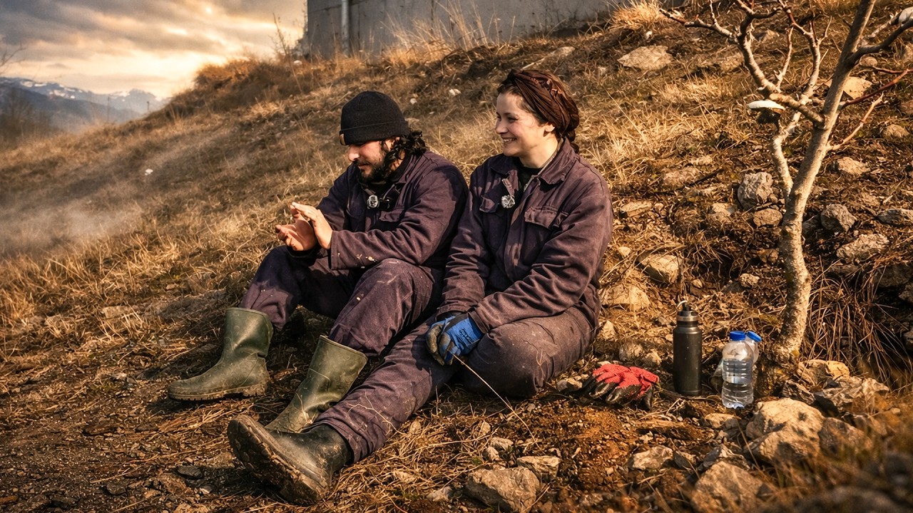 MAZOT BİTTİ, İŞ BAŞA DÜŞTÜ! ❄️ Köyde Sera Hazırlığı ve Kuzine Keyfimiz