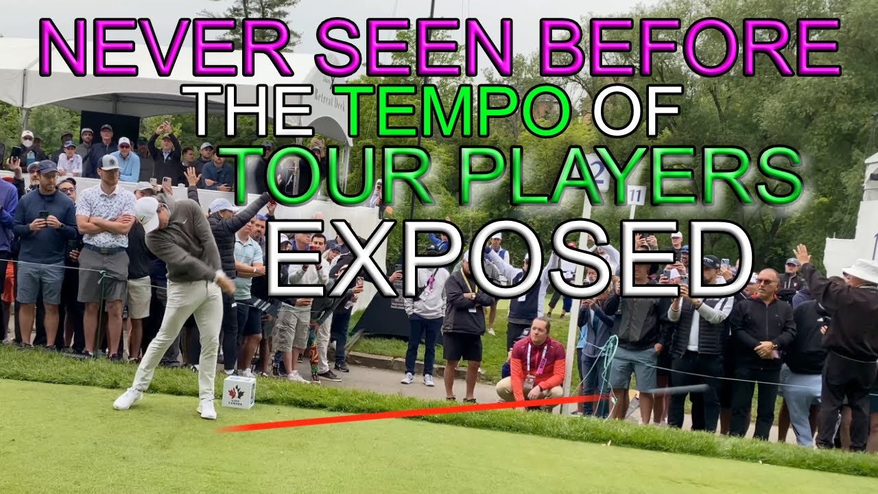 GOLF: The tempo of tour pros exposed, never done before, Tiger Rory Jack Hogan, LPGA and many more