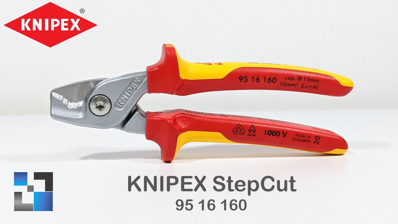 🇩🇪 ALICATE KNIPEX STEPCUT 9516160! UMA MAQUINA DE CORTE!