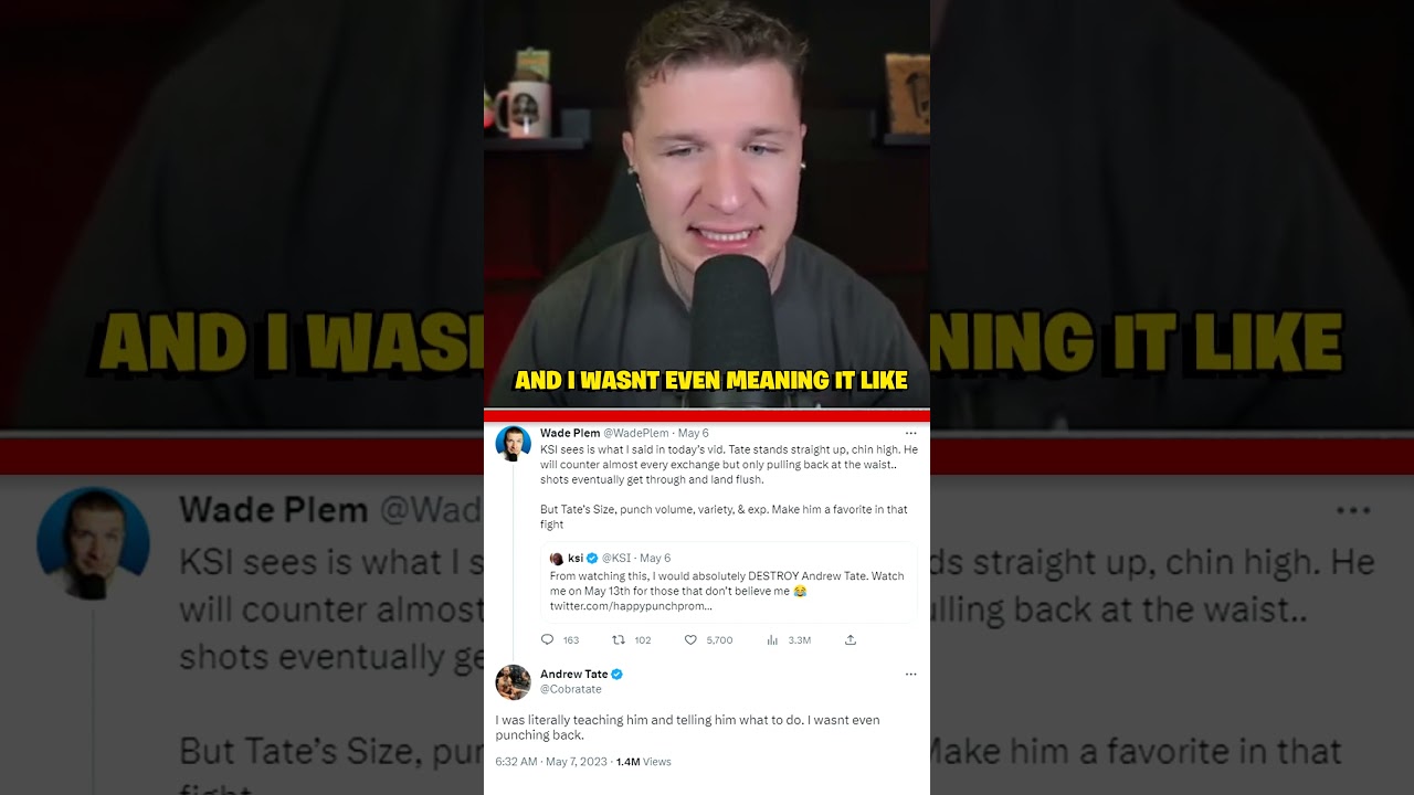 Wade Concept Responds To Andrew Tate.. 😳