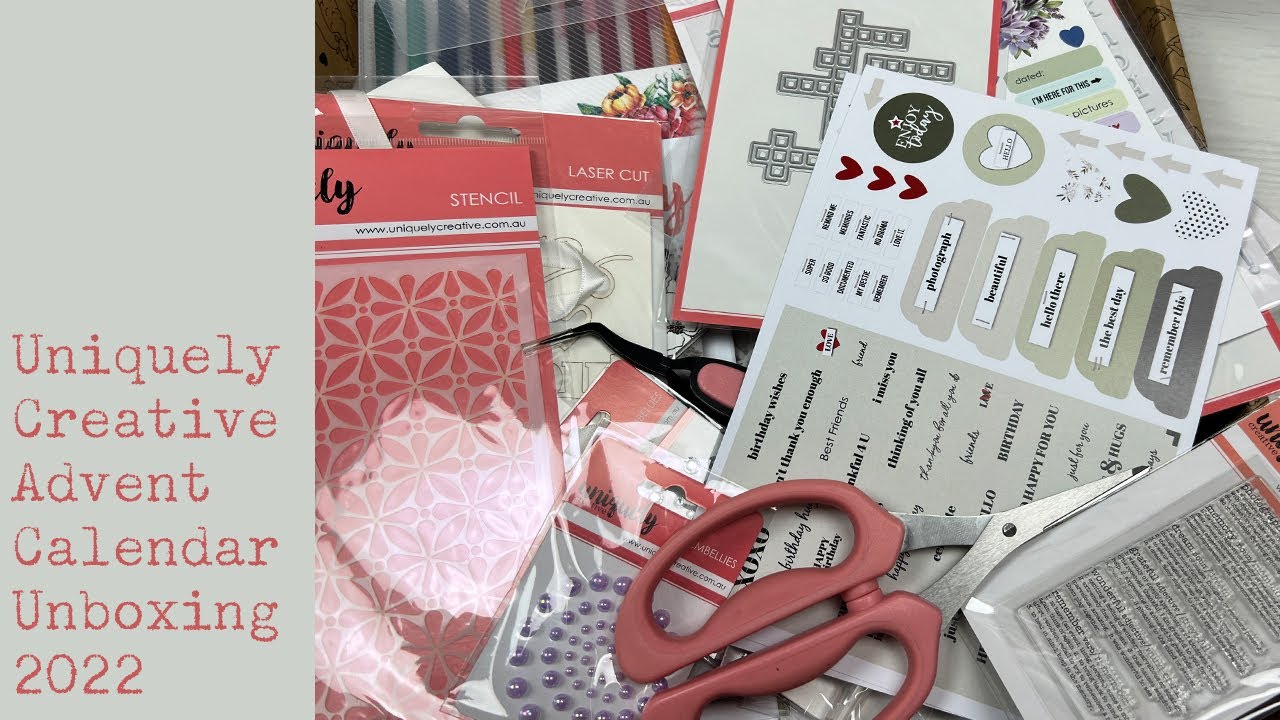 2022 Uniquely Creative Advent Calendar Unboxing