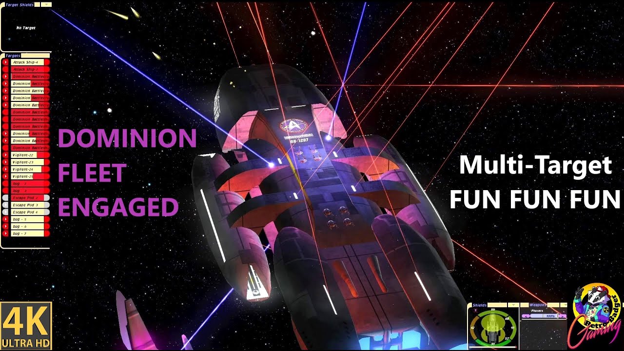 CRAZIEST Battle Ever! Fed Battlestar VS HUGE Dominion Fleet - Star Trek Ship Battles - Bridge Comman