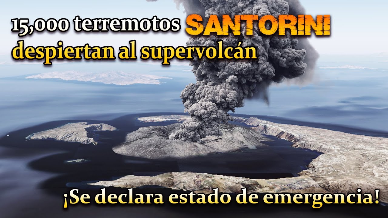Despierta Santorini, el supervolcán que acabó con la Atlantida - La razón de los sismos en Grecia