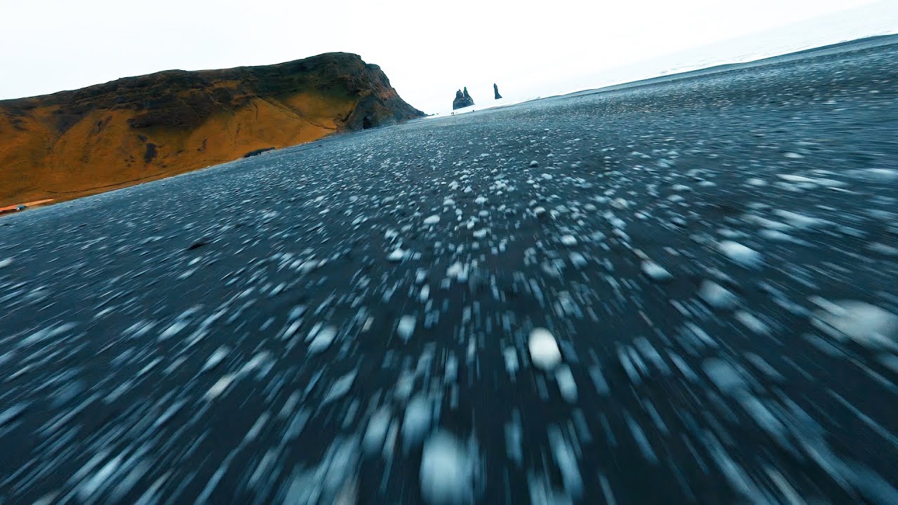 Black Sand Beach in Iceland - My Best FPV Drone Shots [8K]