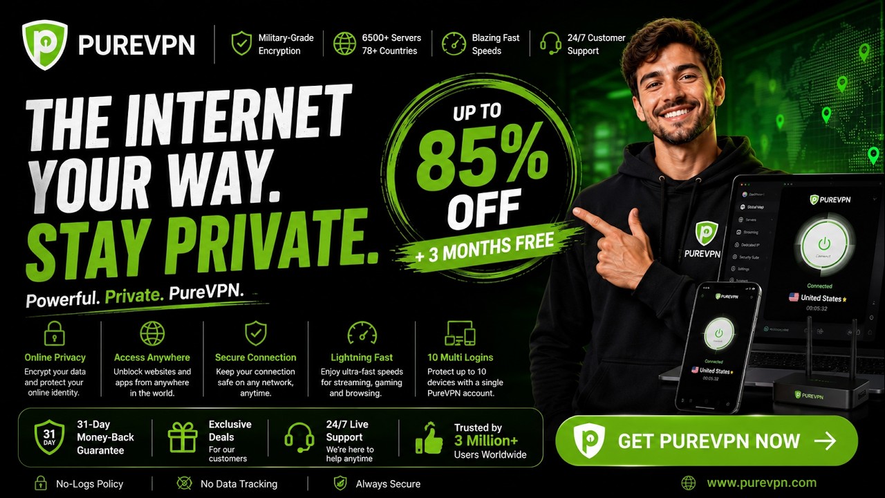 PureVPN Deals August 2026: Save BIG on Your Online Privacy!