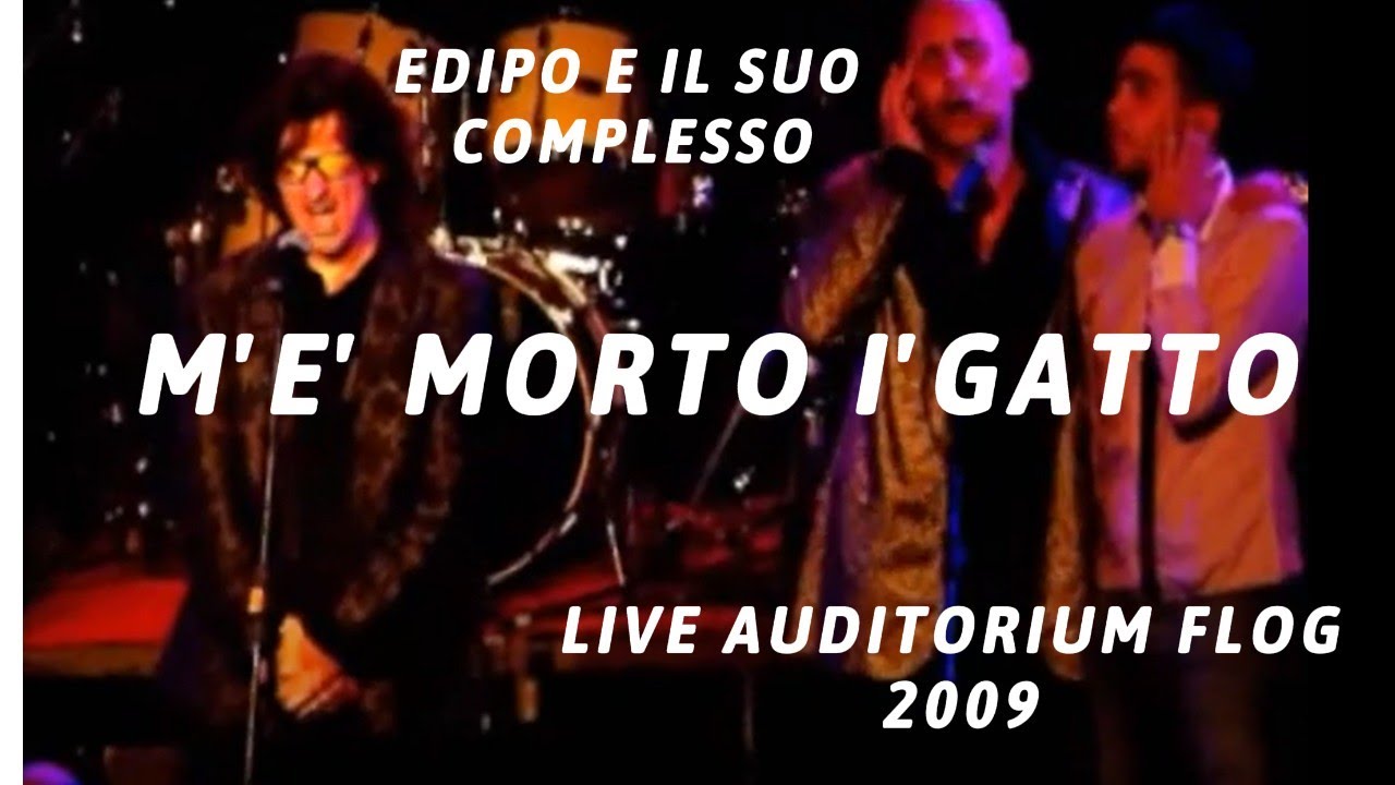 EDIPO E IL SUO COMPLESSO - M'E' MORTO I'GATTO - live 2009