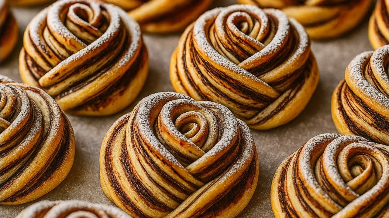 Step-by-step instructions for baking rose sweets and desserts🌹