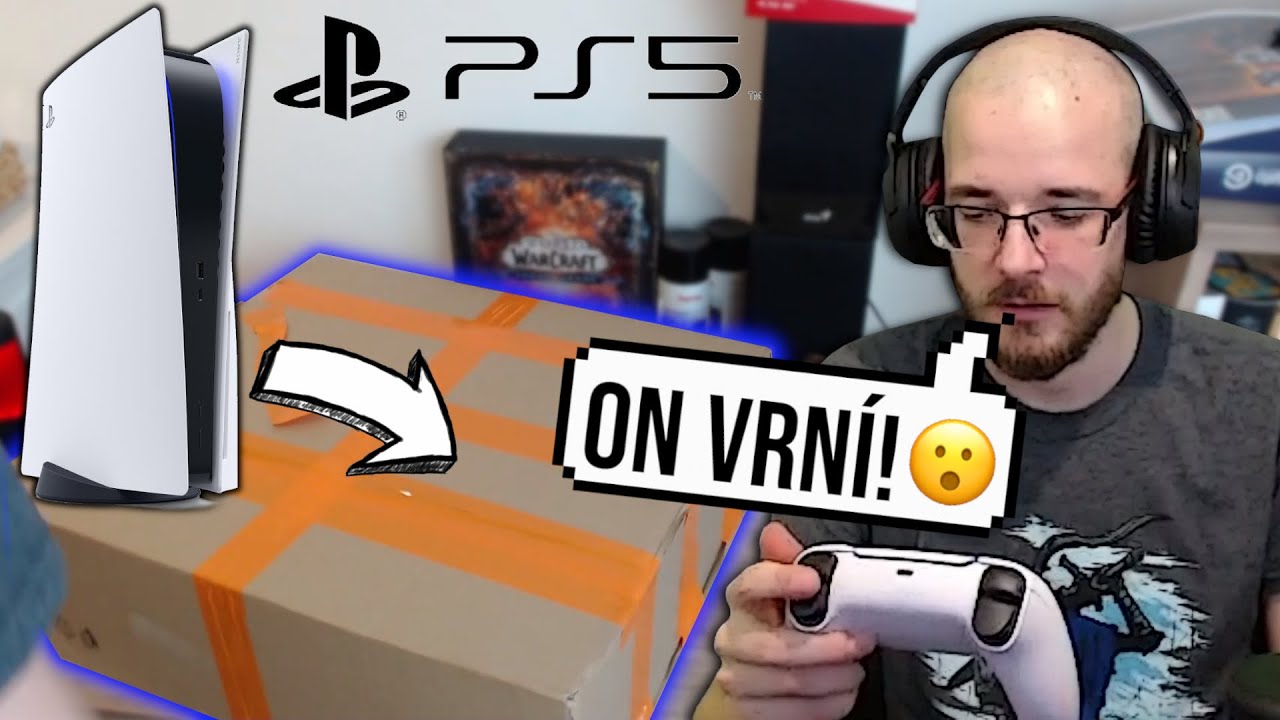 Má PS5 nejlepší ovladač? | Unboxing a zkouška přímo na streamu