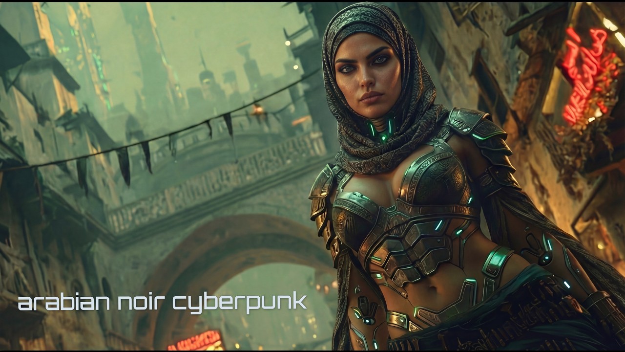 Arabian Noir Cyberpunk | Darkwave Night Drive