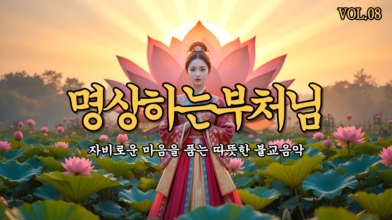 【 명상하는부처님 | 불교음악 】자비로운 마음을 품는 따뜻한 1시간 트로트 찬불가 VOL.8 #불교음악 #불교노래모음 #불교음악모음 #찬불가 #명상하는부처님