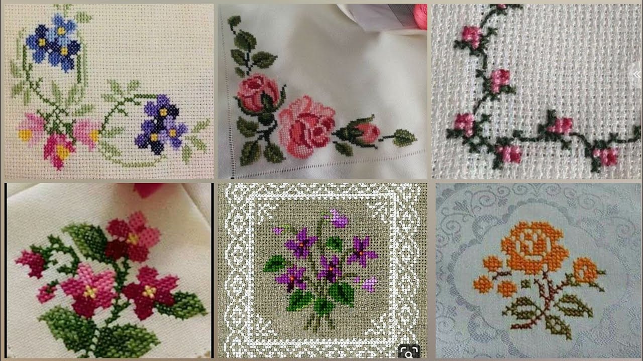 Beautiful corner Cross stitch Patterns