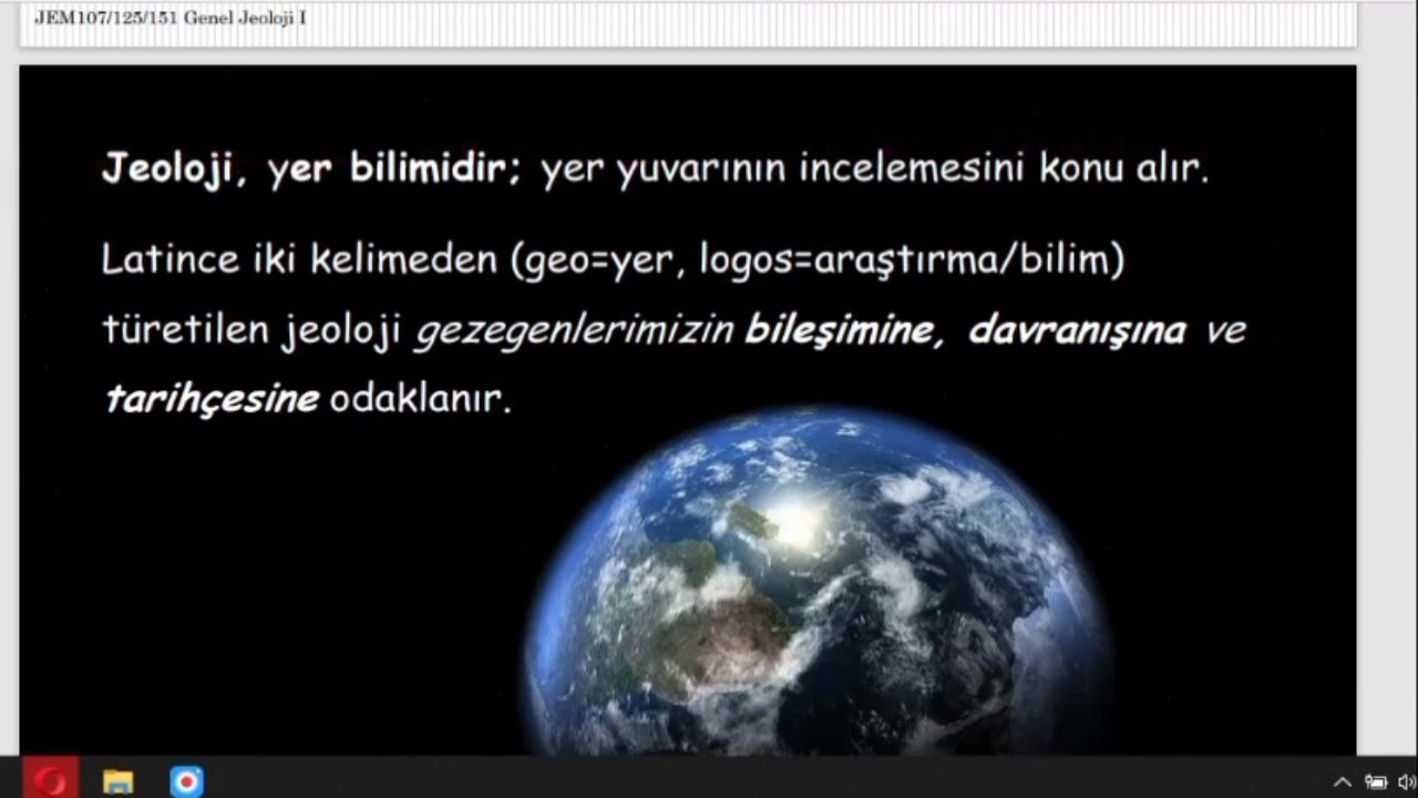 Jeoloji Yerbilimleri