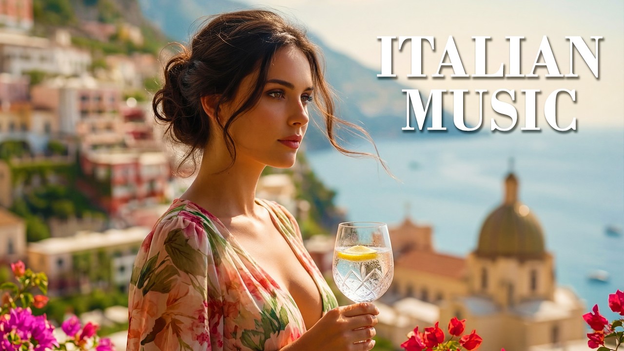 🎶 Italian Vibes & Mediterranean Escape 🇮🇹2+ Hours Cinematic Italian Landscapes & Coastal Dreams 4K