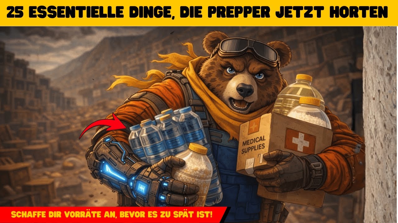 Die 25 wichtigsten Dinge, die kluge Prepper 2026 in großen Mengen kaufen