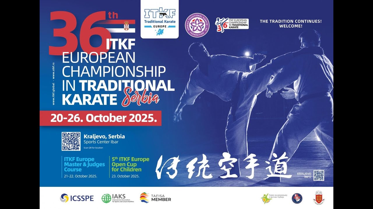 Tatami 4 - Friday -  36th EUROPEAN TRADITIONAL CHAMPIONSHIP IN TRADITIONAL KARATE.