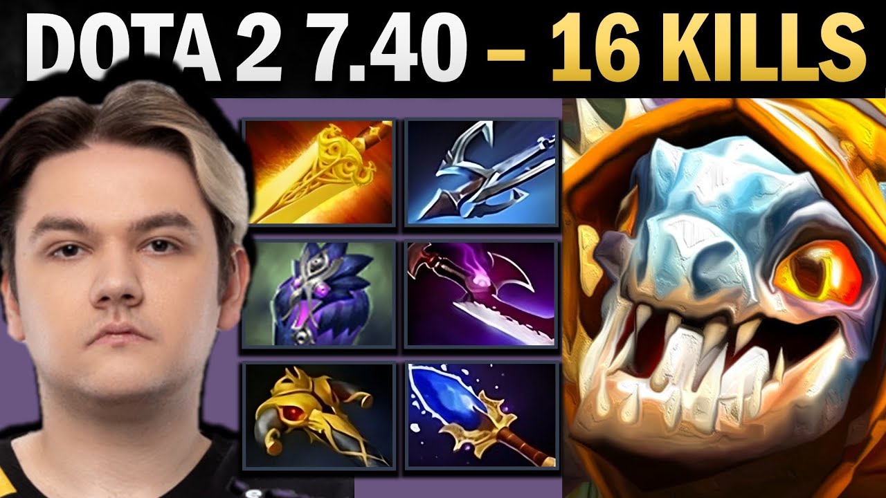 Slark Pro Carry с Silveredge и Aghanim's Slark - Геймплей Dota