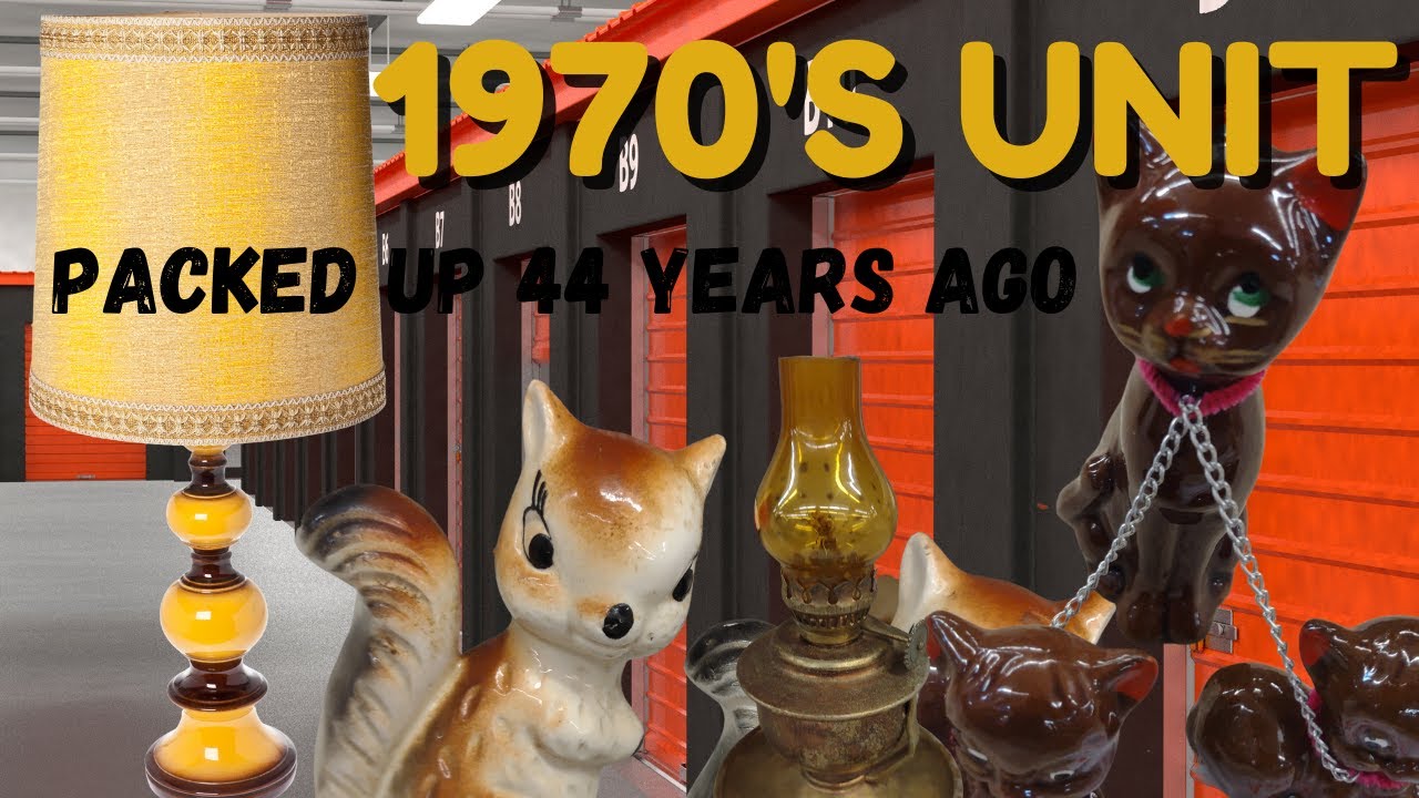 1970s Time Capsule Storage Auction Unit. Nothing Newer Than 1979.