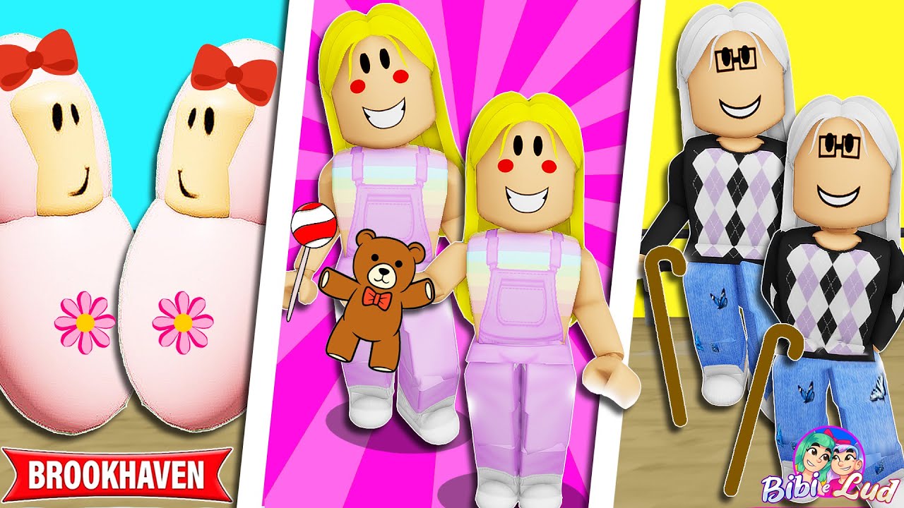 A VIDA DAS IRMÃS GÊMEAS! BROOKHAVEN 🏡RP HISTORINHAS | Roblox