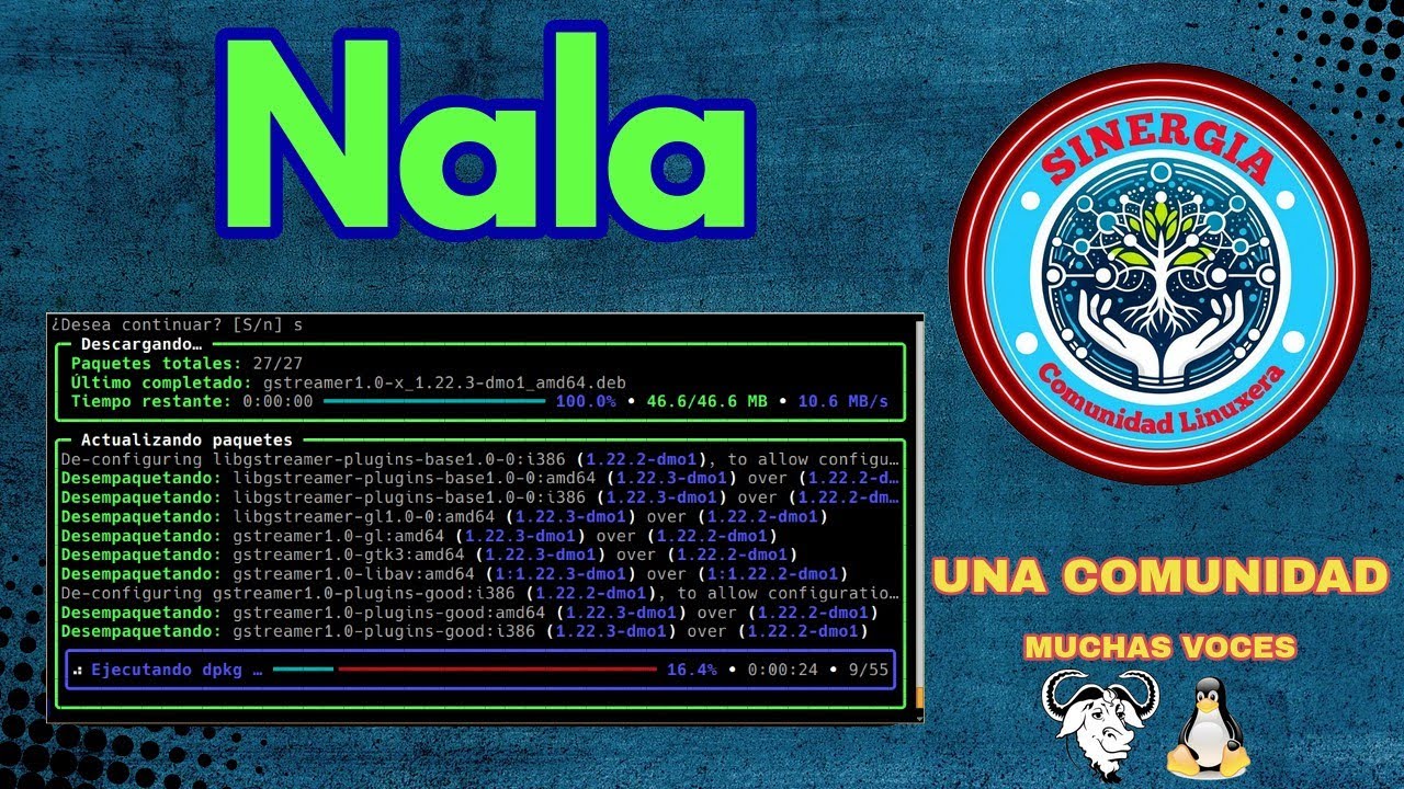 Nala vs APT: el gestor de paquetes que mejora Debian (y Derivadas).
