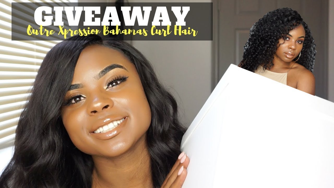 POPPIN' 10,000 SUBSCRIBER GIVEAWAY | OUTRE XPRESSION BAHAMAS CURL HAIR