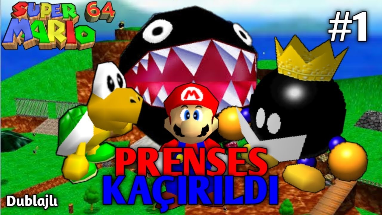 TÜRKİYE'DE AZ BİLİNEN EFSANE MARİO OYUNU - Süper Mario 64 #1 (Türkçe)